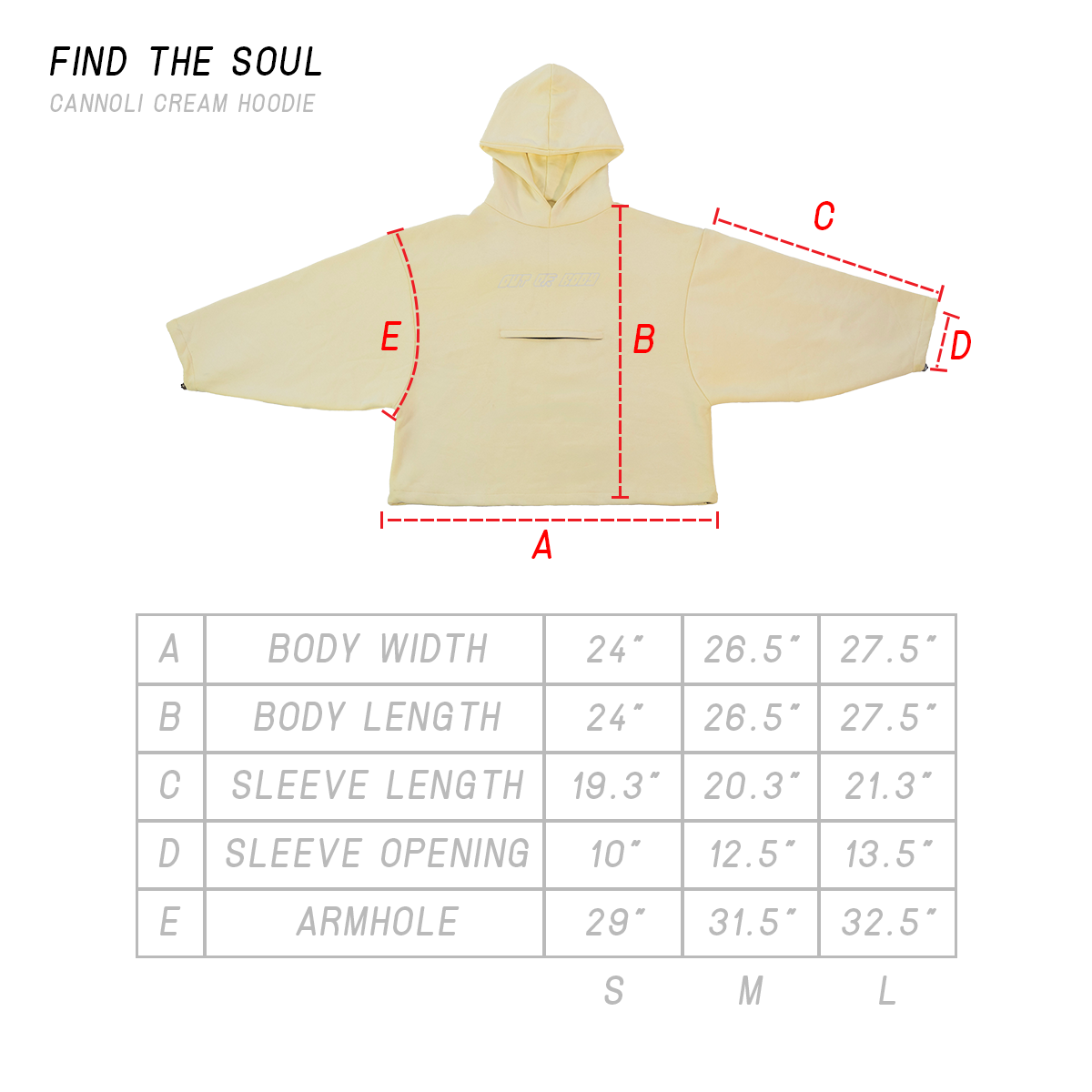 FIND THE SOUL HOODIE
